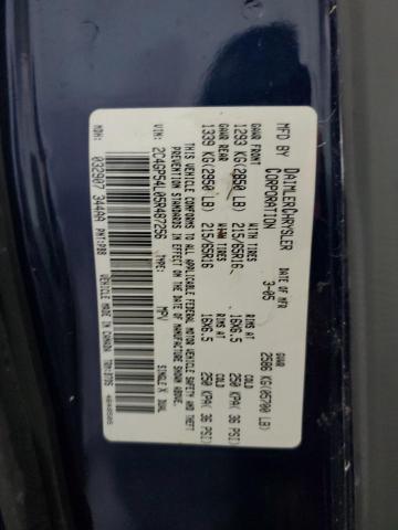 2005 Chrysler Town & Country Touring VIN: 2C4GP54L05R487256 Lot: 55219484