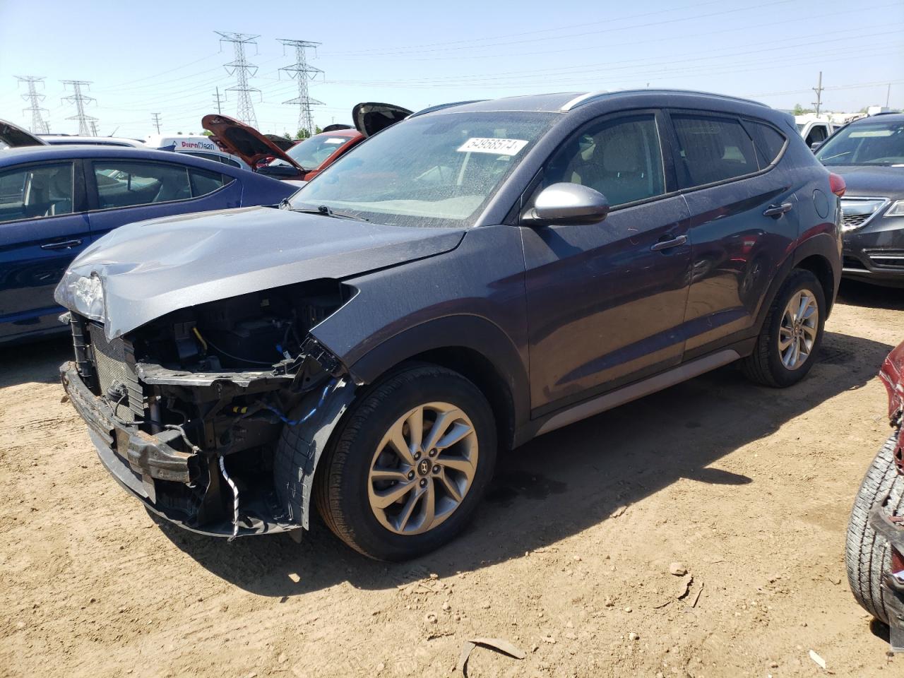 KM8J3CA49JU735306 2018 Hyundai Tucson Sel