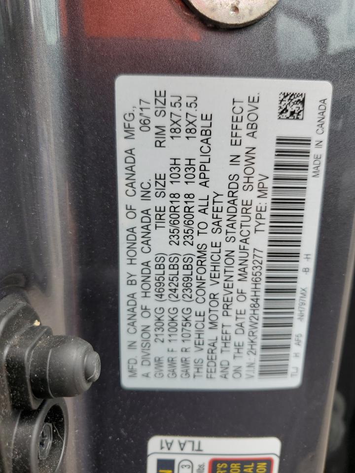 2HKRW2H84HH653277 HONDA CRV 2017