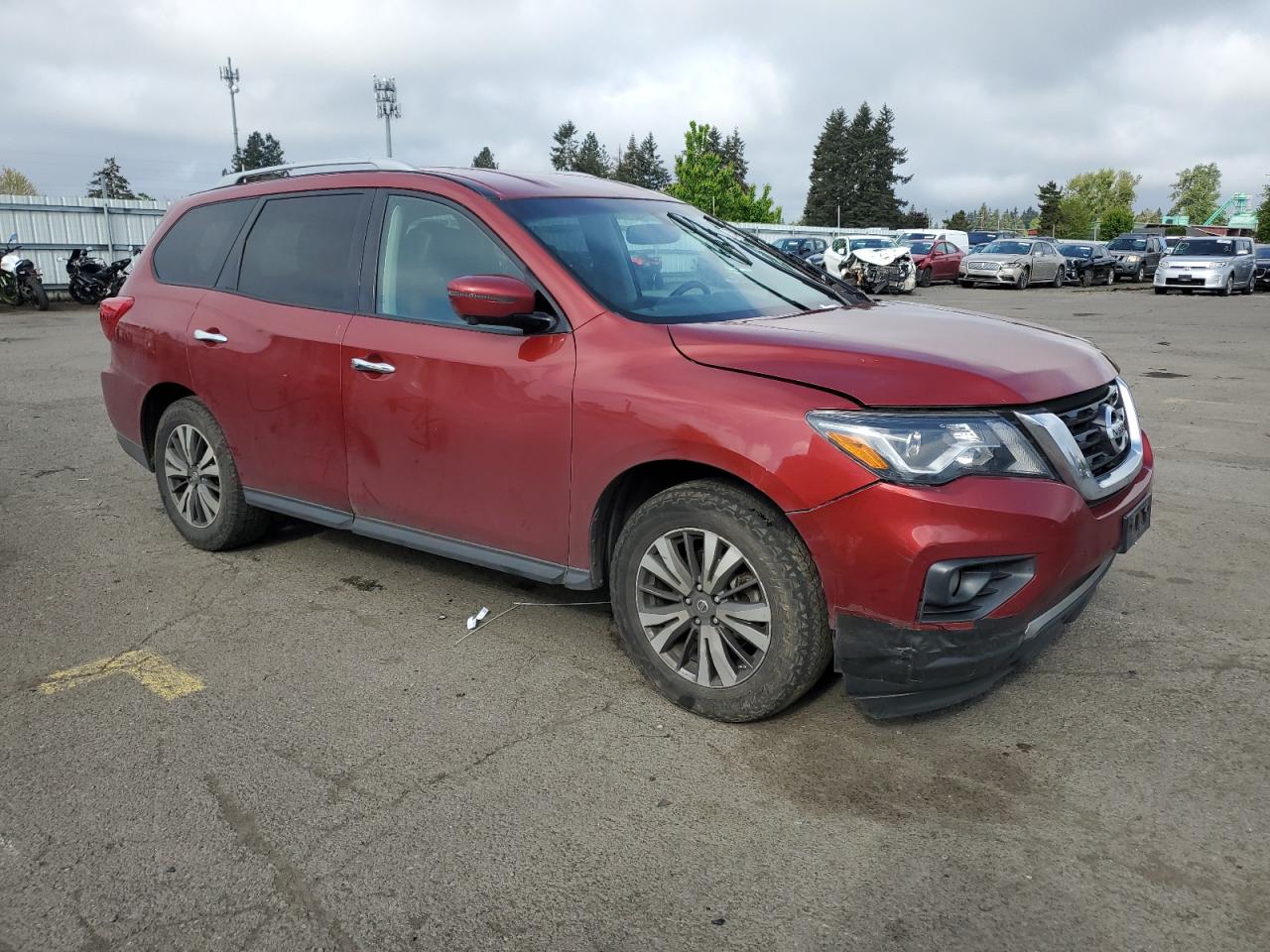 2017 Nissan Pathfinder S vin: 5N1DR2MM4HC648558