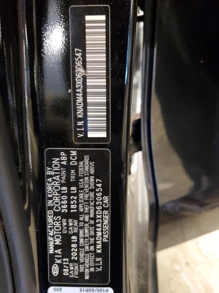 KNADM4A3XD6306547 2013 Kia Rio Lx