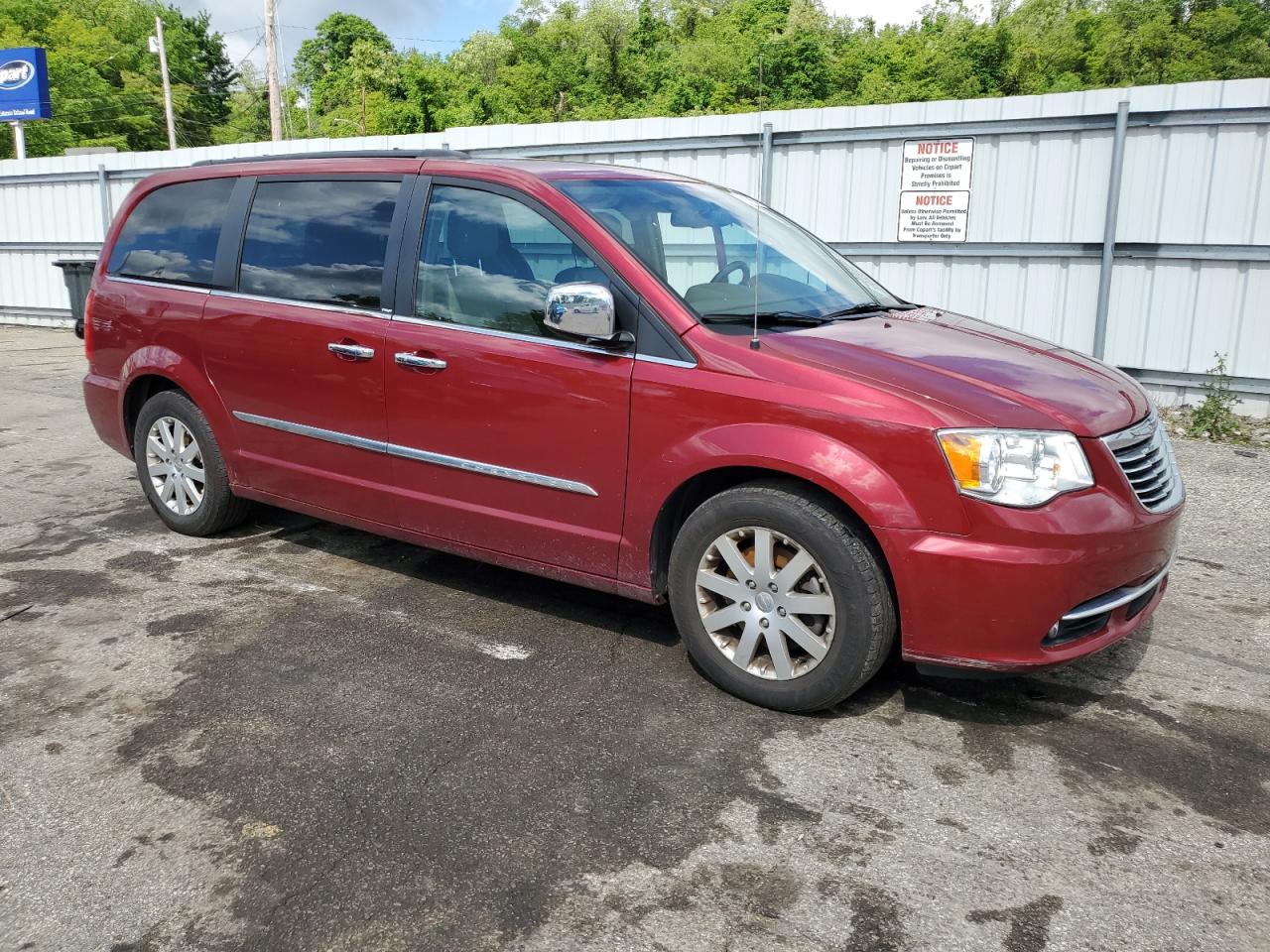 2C4RC1CG5CR163623 2012 Chrysler Town & Country Touring L