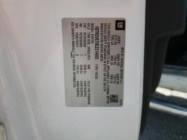 2012 GMC Sierra K1500 Sle VIN: 1GTR2VE70CZ214992 Lot: 56272354