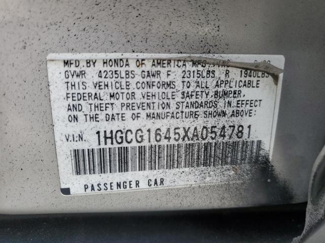 1999 Honda Accord Lx VIN: 1HGCG1645XA054781 Lot: 54430384