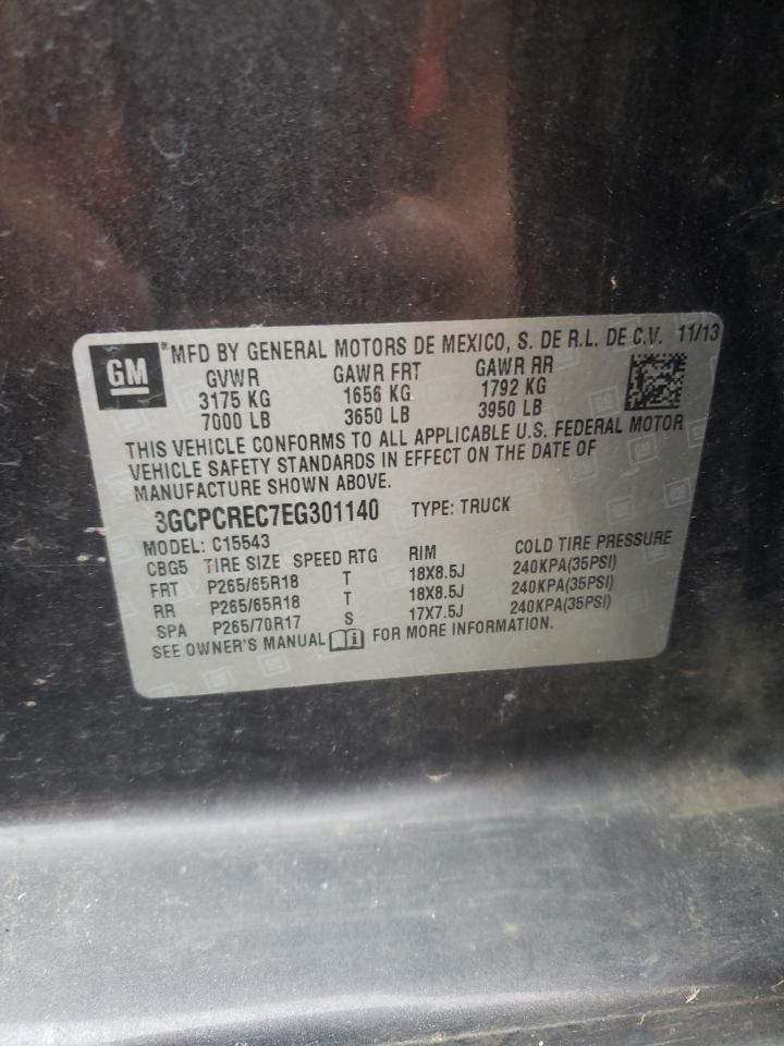 3GCPCREC7EG301140 2014 Chevrolet Silverado C1500 Lt