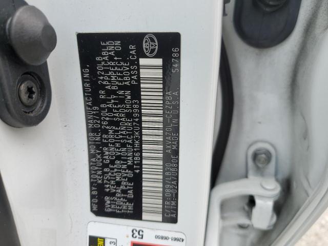 VIN 4T1B61HK3KU749983 2019 Toyota Camry, Xse no.12