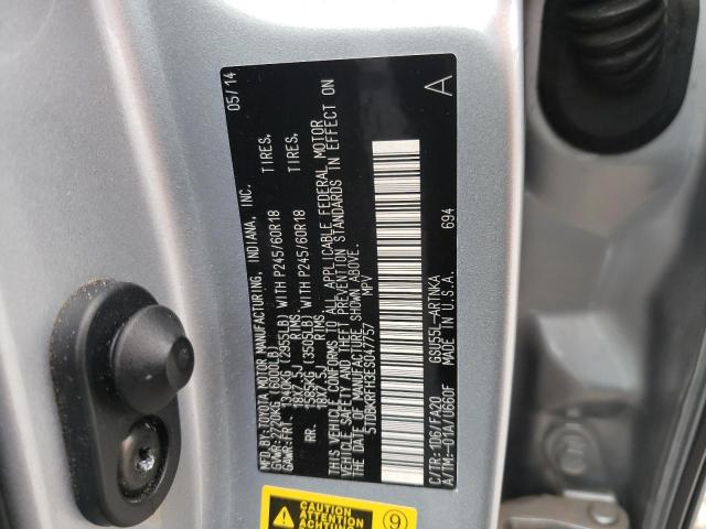 2014 Toyota Highlander Le VIN: 5TDBKRFH3ES047757 Lot: 55879284