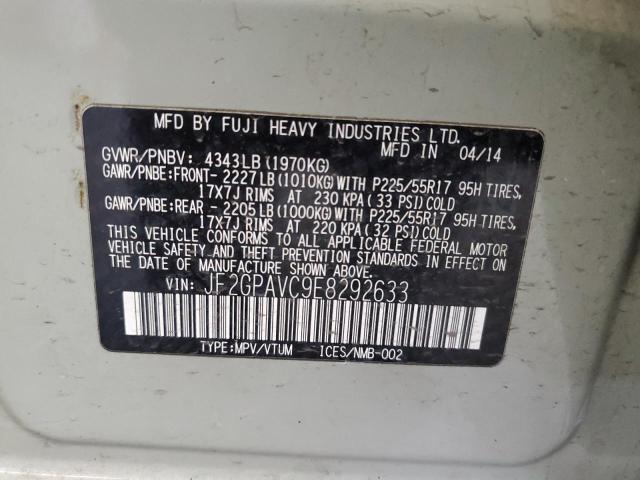 2014 Subaru Xv Crosstrek 2.0 Premium VIN: JF2GPAVC9E8292633 Lot: 56020554