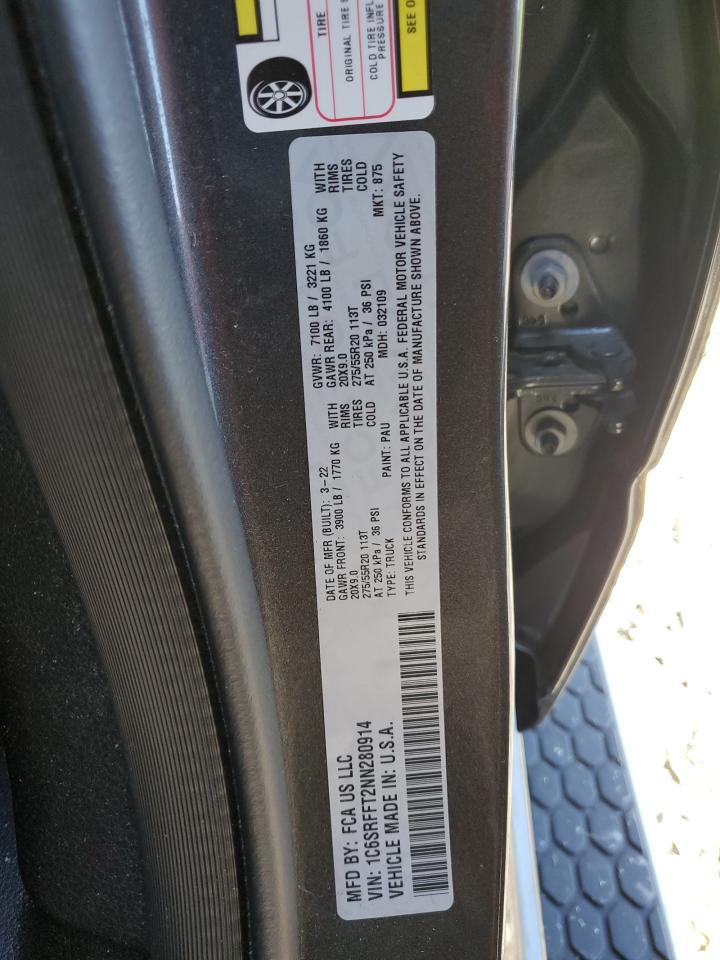 1C6SRFFT2NN280914 2022 Ram 1500 Big Horn/Lone Star