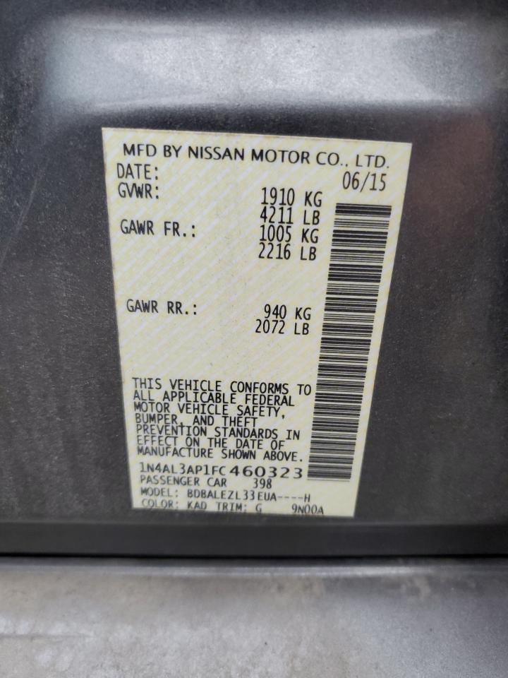 1N4AL3AP1FC460323 2015 Nissan Altima 2.5