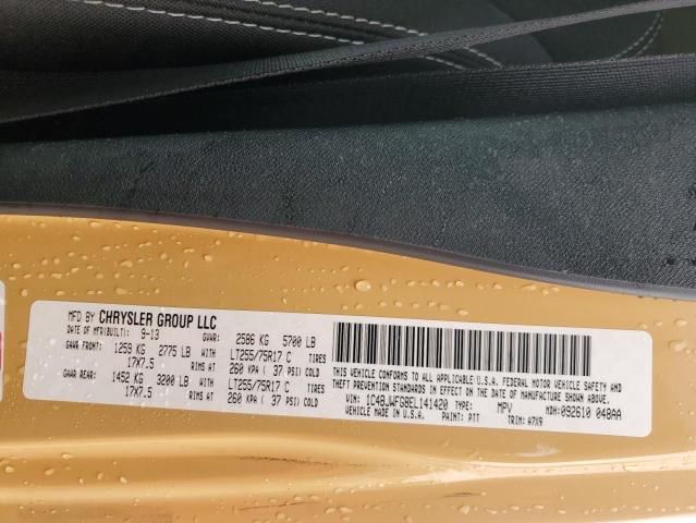 2014 Jeep Wrangler Unlimited Rubicon VIN: 1C4BJWFG8EL141420 Lot: 57127674