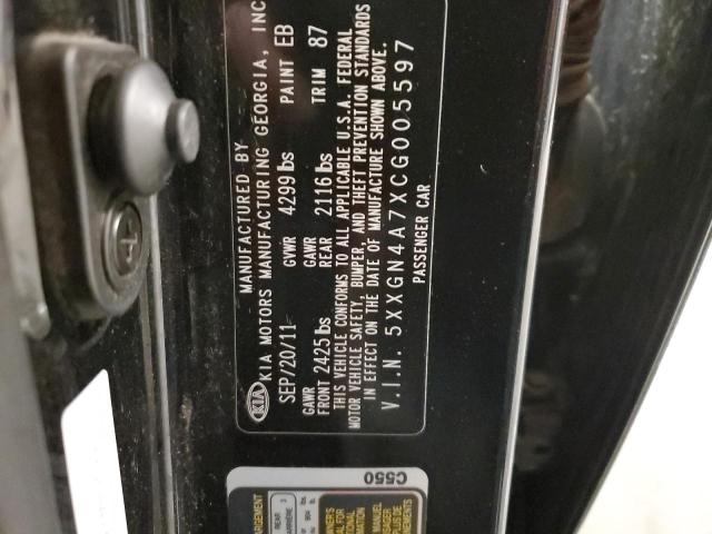 2012 Kia Optima Ex VIN: 5XXGN4A7XCG005597 Lot: 56016994