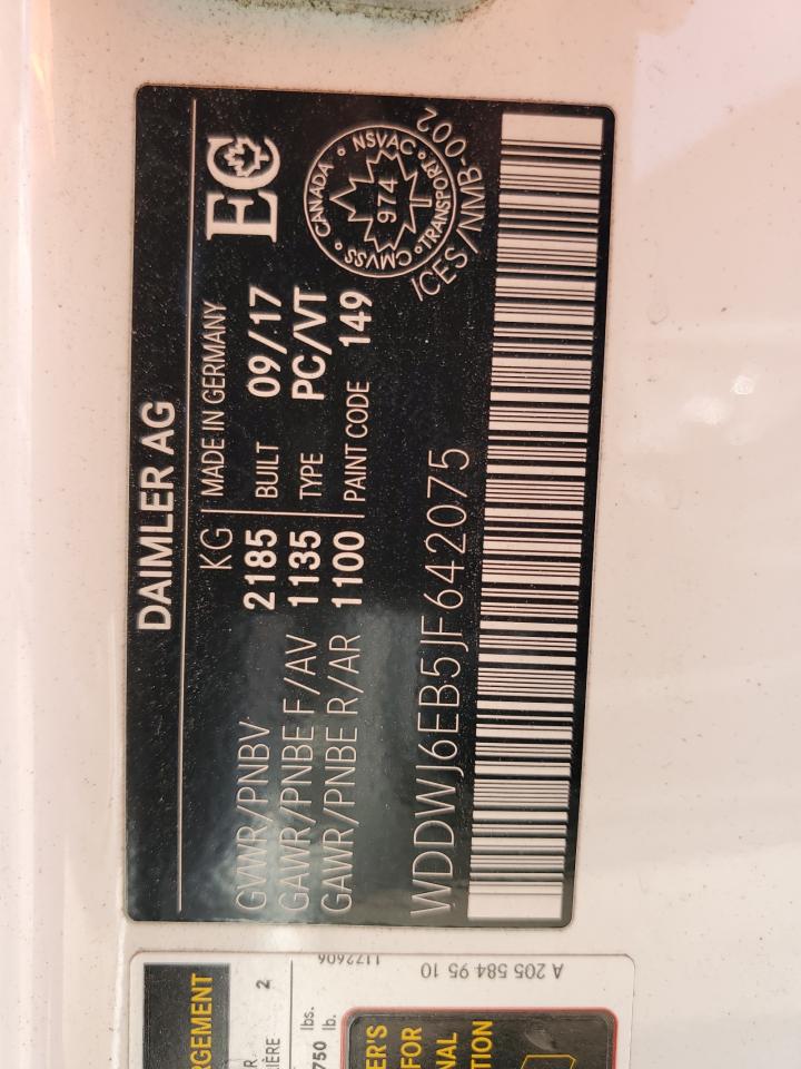 WDDWJ6EB5JF642075 2018 Mercedes-Benz C 43 4Matic Amg