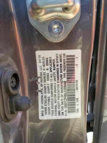 2020 HONDA CIVIC SPOR - 19XFC2F80LE209440