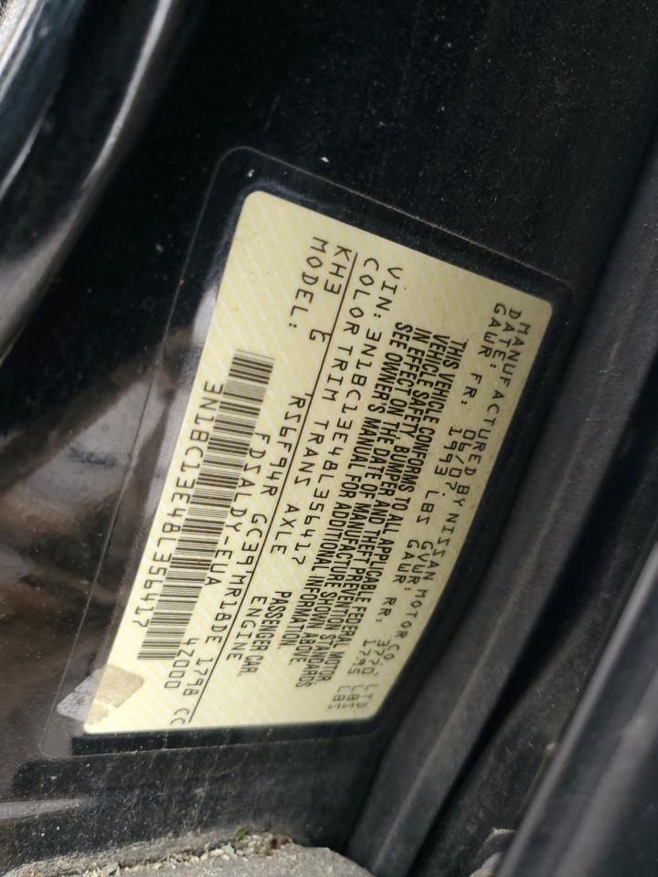 3N1BC13E48L356417 2008 Nissan Versa S