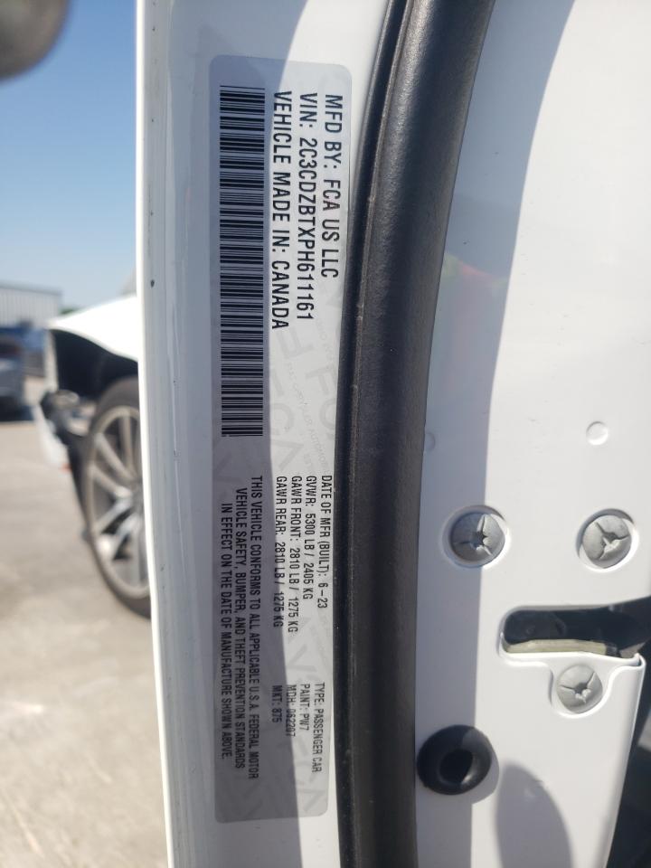 2C3CDZBTXPH611161 2023 Dodge Challenger R/T