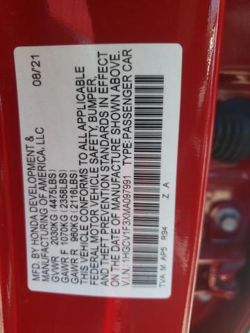 2021 HONDA ACCORD SPO - 1HGCV1F3XMA097991
