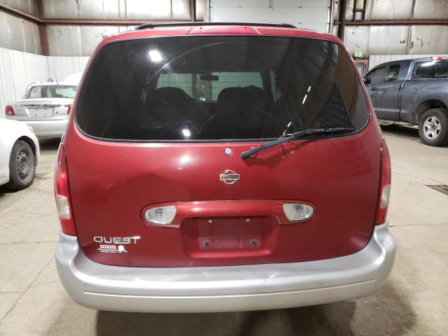 2001 Nissan Quest Gxe VIN: 4N2ZN15T91D802569 Lot: 54838824