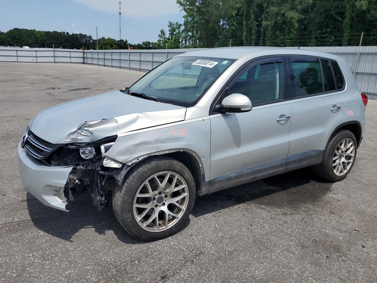 WVGAV7AXXCW547073 2012 Volkswagen Tiguan S