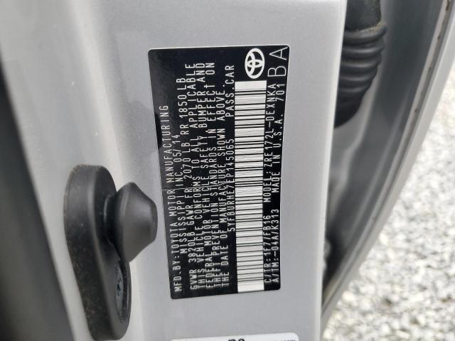 2014 Toyota Corolla L VIN: 5YFBURHE7EP145065 Lot: 53625274