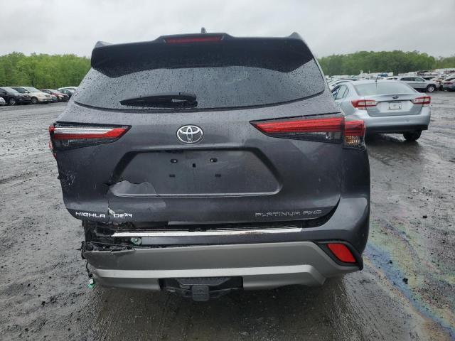 2022 Toyota Highlander Platinum VIN: 5TDFZRBH7NS199110 Lot: 54576324
