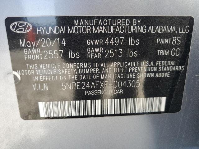 2015 Hyundai Sonata Se VIN: 5NPE24AFXFH004305 Lot: 53717404