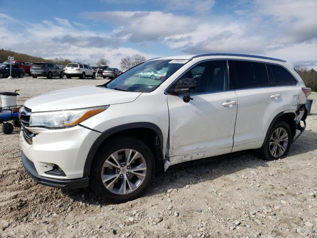 VIN 5TDJKRFH0FS155539 2015 Toyota Highlander, Xle no.1