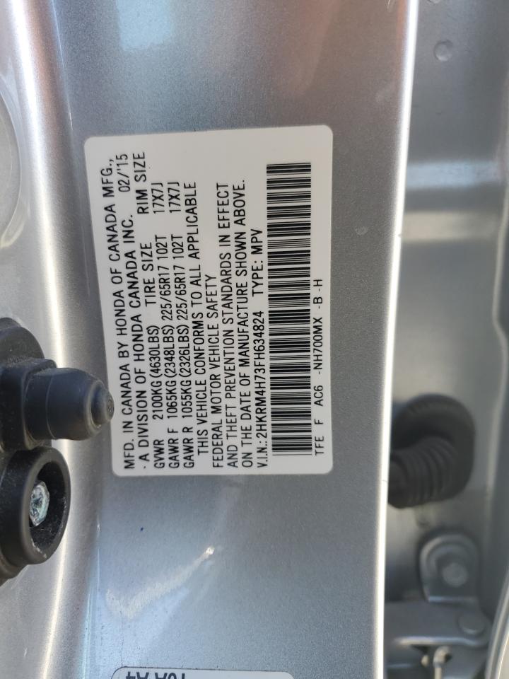 2HKRM4H73FH634824 2015 Honda Cr-V Exl