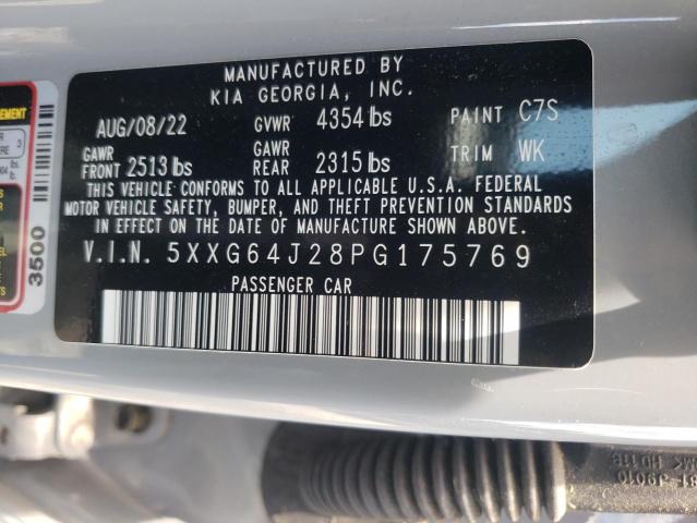 2023 Kia K5 Gt Line VIN: 5XXG64J28PG175769 Lot: 53267574