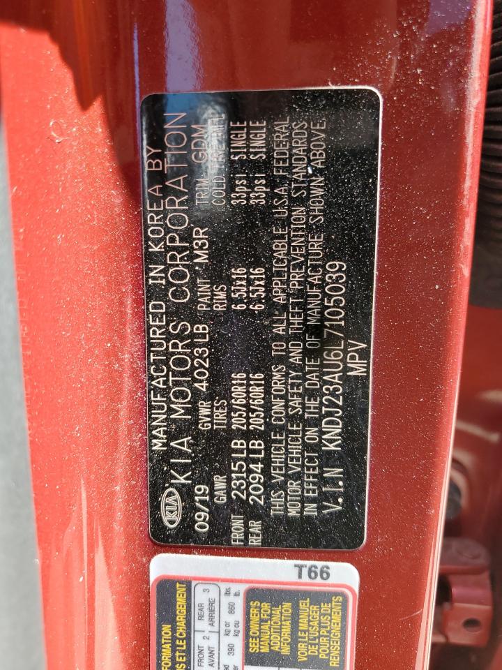 KNDJ23AU6L7105039 2020 Kia Soul Lx