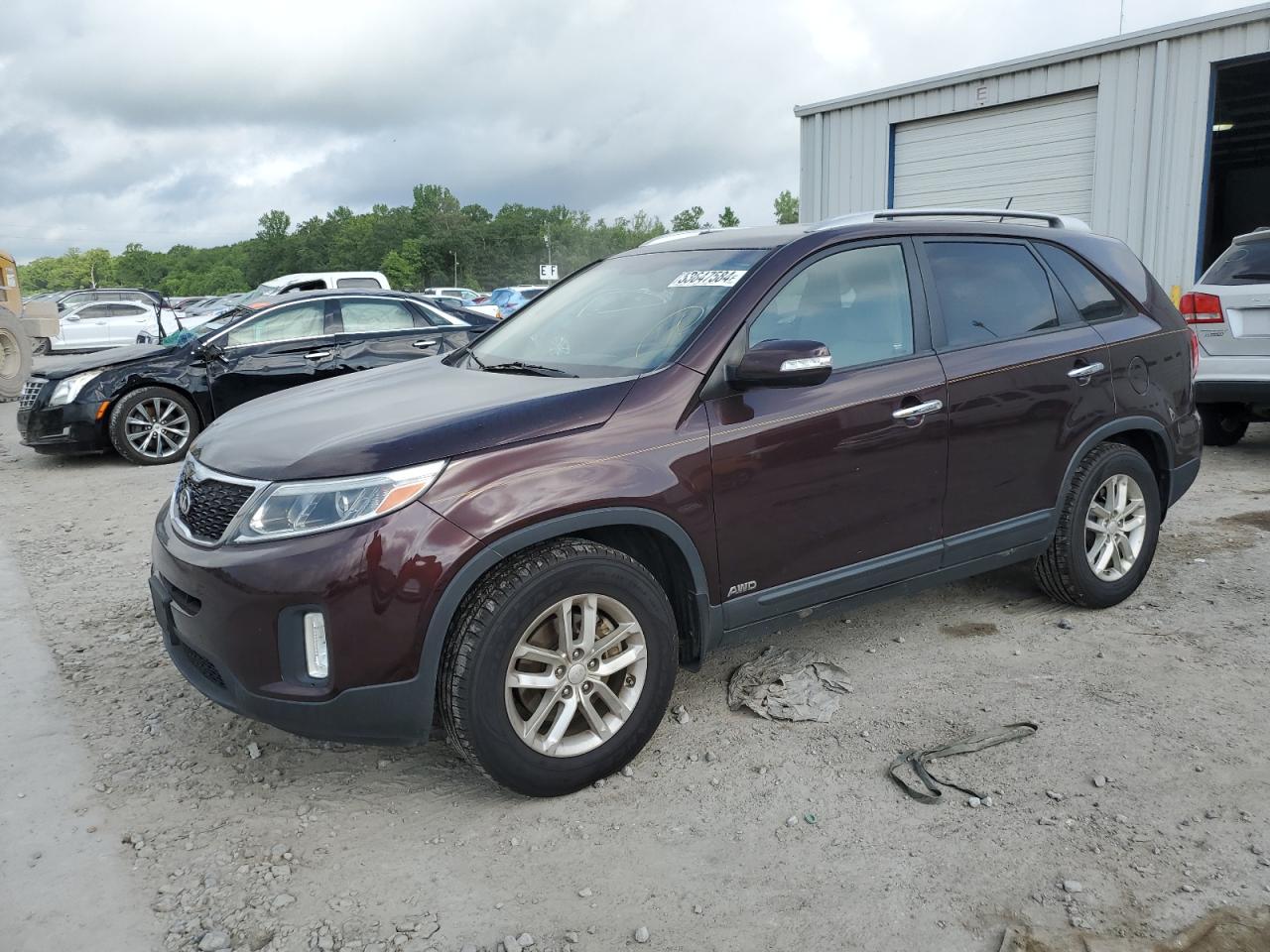 2014 Kia Sorento Lx vin: 5XYKTCA65EG506509