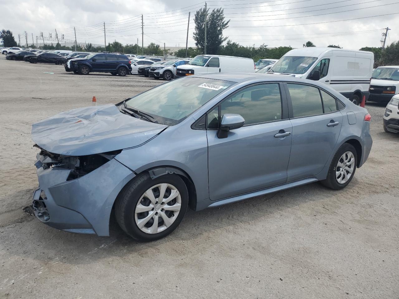 JTDEPMAE5MJ186542 2021 Toyota Corolla Le