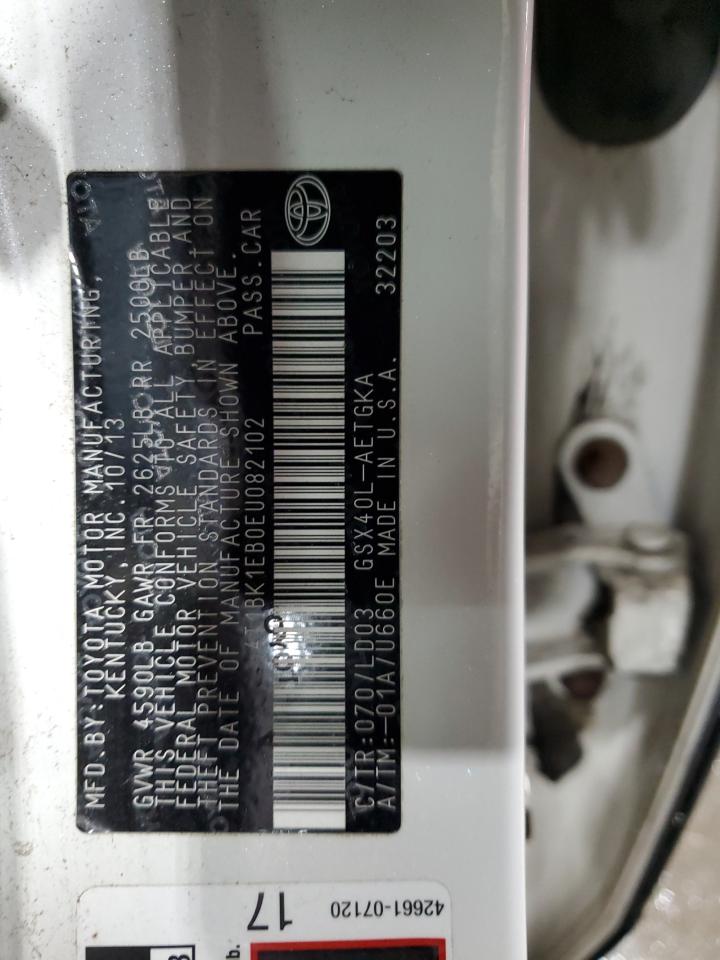 4T1BK1EB0EU082102 2014 Toyota Avalon Base