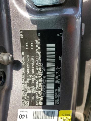 2015 Toyota Sienna Le VIN: 5TDJK3DC5FS102596 Lot: 54690044