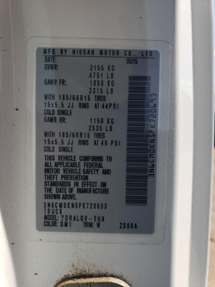 3N6CM0KN5FK720693 2015 Nissan Nv200 2.5S