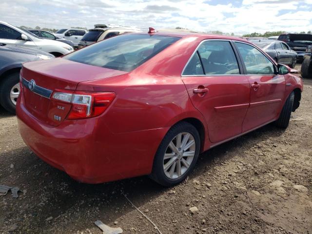 TOYOTA CAMRY HYBR 2013 red sedan 4d hybrid engine 4T1BD1FK9DU082042 photo #4