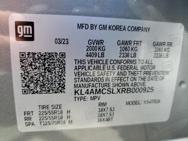 2024 Buick Encore Gx Preferred VIN: KL4AMCSLXRB000925 Lot: 55908734