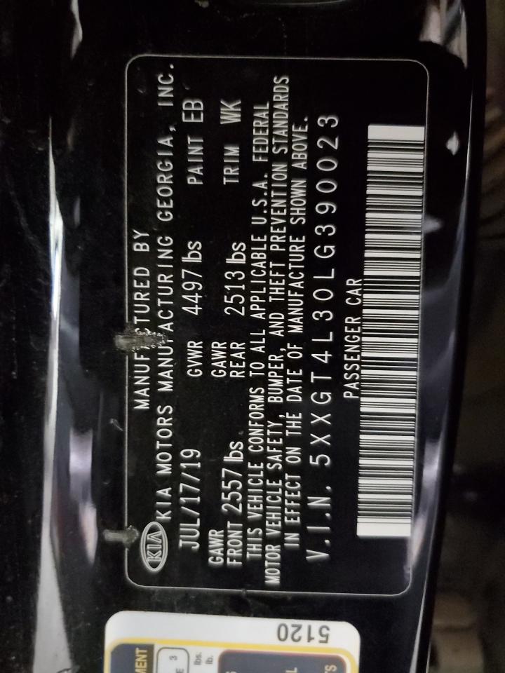 5XXGT4L30LG390023 2020 Kia Optima Lx