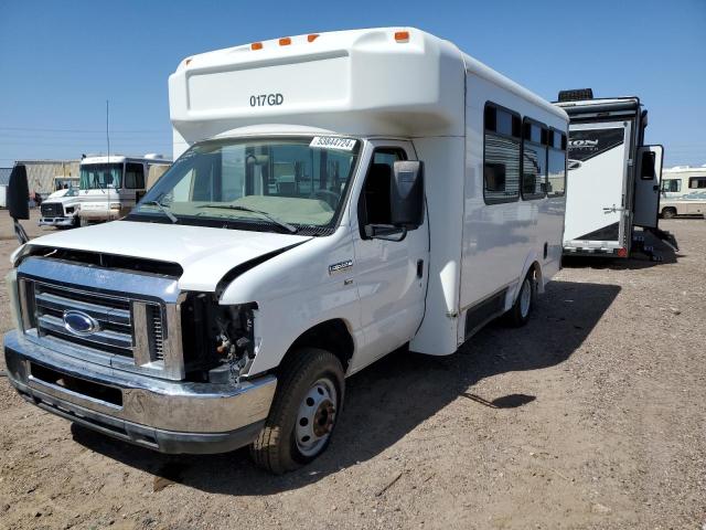 FORD ECONOLINE 2011 white cutaway gas 1FDEE3FL4BDA49168 photo #3