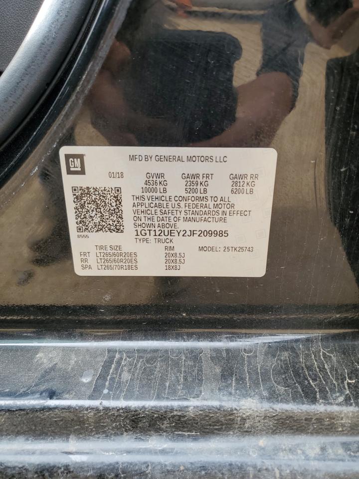 1GT12UEY2JF209985 2018 GMC Sierra K2500 Denali