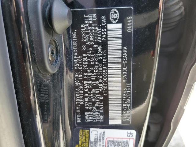 2005 Toyota Camry Le VIN: 4T1BF30K65U110475 Lot: 55864424