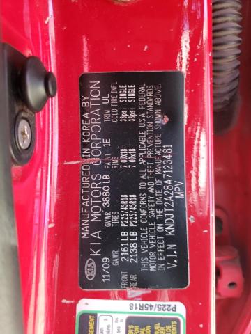 2010 Kia Soul + VIN: KNDJT2A28A7123481 Lot: 53124014