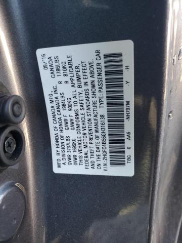 2HGFC4B56GH316138 2016 HONDA CIVIC - Image 12