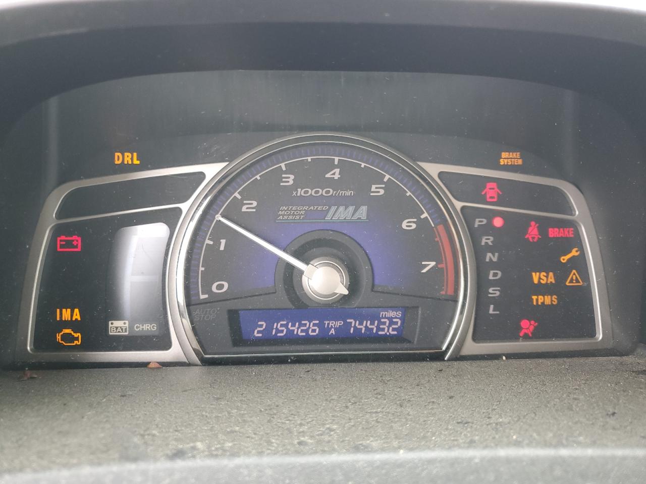 JHMFA36219S007864 2009 Honda Civic Hybrid