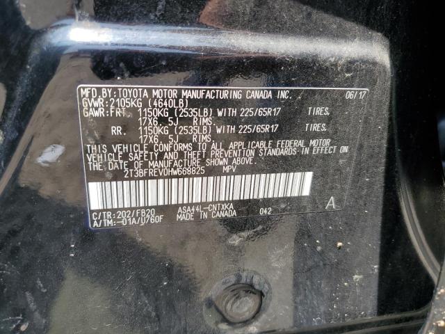 2017 Toyota Rav4 Le VIN: 2T3BFREV0HW668825 Lot: 56835354