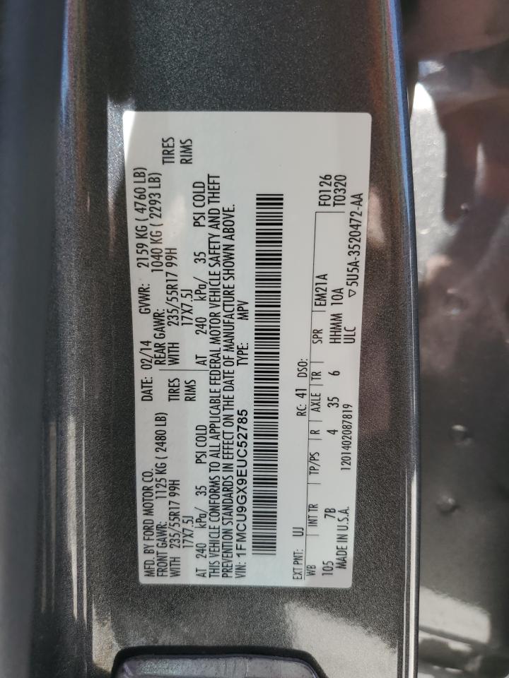 1FMCU9GX9EUC52785 2014 Ford Escape Se