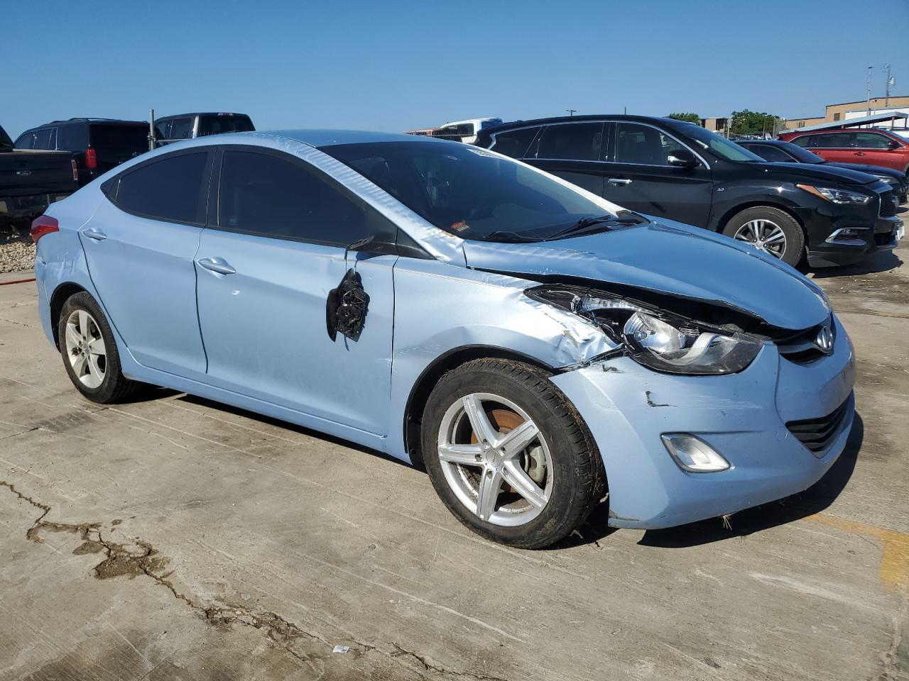 KMHDH4AE0DU749290 2013 Hyundai Elantra Gls