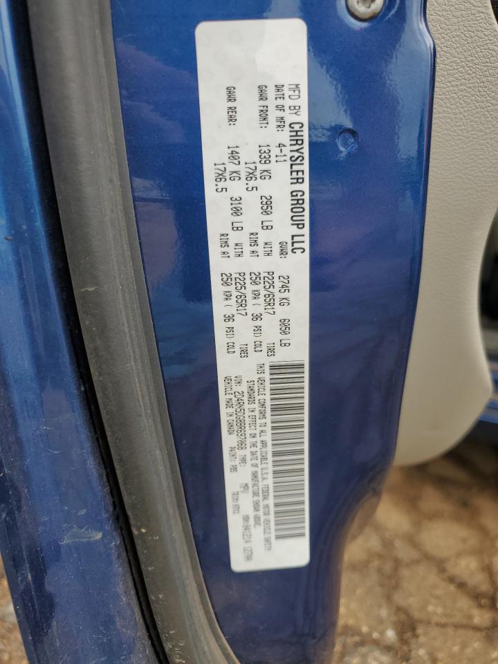 2D4RN5DG8BR697068 2011 Dodge Grand Caravan Crew