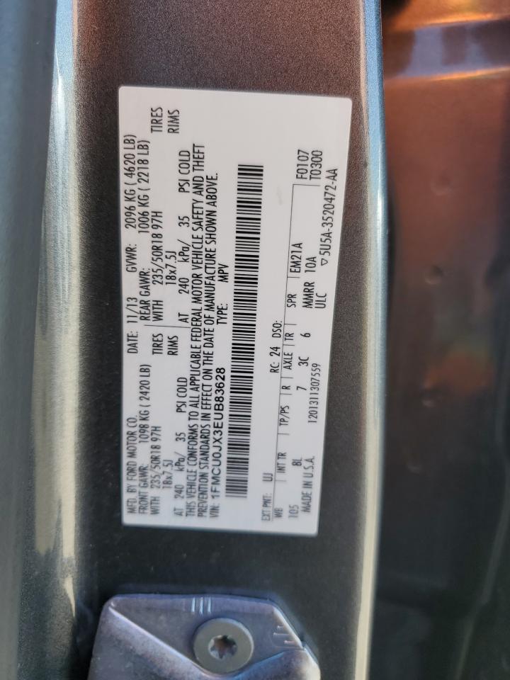 1FMCU0JX3EUB83628 2014 Ford Escape Titanium