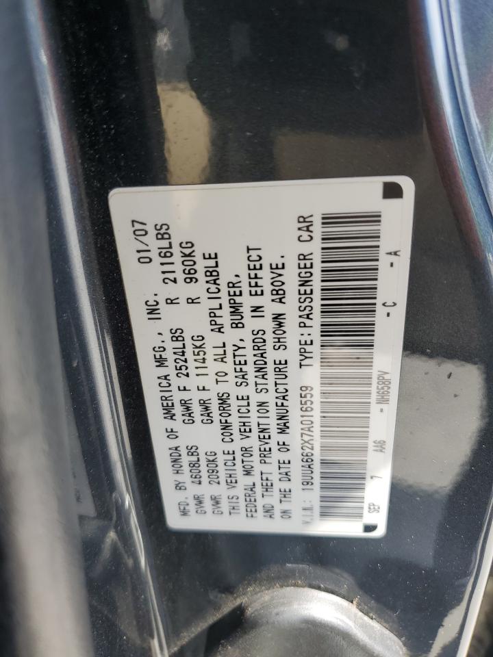 19UUA662X7A016559 2007 Acura Tl